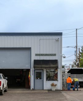 One of the Public Works Buildings